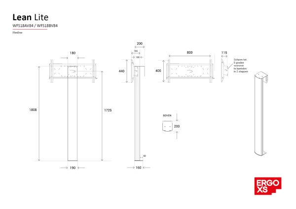 ErgoXS_TechInfo_Flexline_LeanLite_WFS18AV84 _WFS18BV84