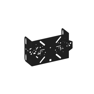 This mount is suitable for neatly mounting Barco Clickshare, WePresent or mini PC behind the screen