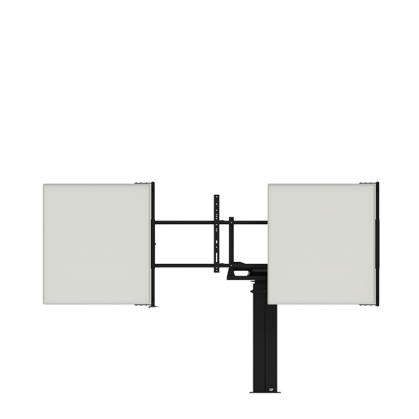 ergoxs-slimline-whiteboardframe-touch-wand-oplossing-vooraanzicht-open-WBF65-WBF75-WBF86-op-master-maw4130b