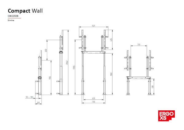 ErgoXS_TechInfo_Slimline_CompactWall_CW2232B