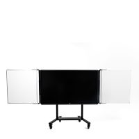 ergoxs-slimline-compact-wall-double-column-wall-floor-lift-front-view-cw2232b-low-whiteboard-frame-touch-wbf65-wbf75-wbf86