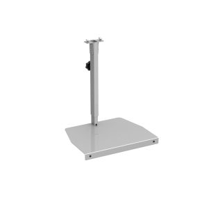 grey laptop shelf adjustable in height for under the lift system