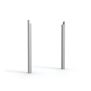 two extra-large table legs to support screen