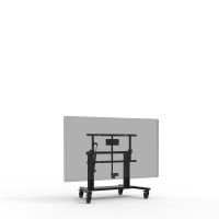 Mobile tilting table with screen at lowest position