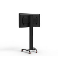 Trolley Active from the back in black VESA mount 84
