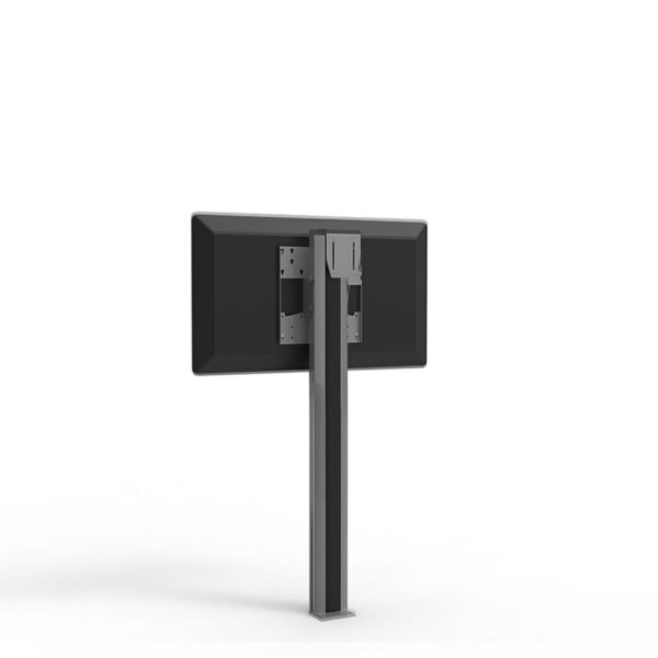 Wall-floor system Lean from rear in grey VESA mount 44b
