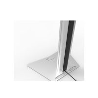 floor plate in grey with part of a Flexline Stand Lite system